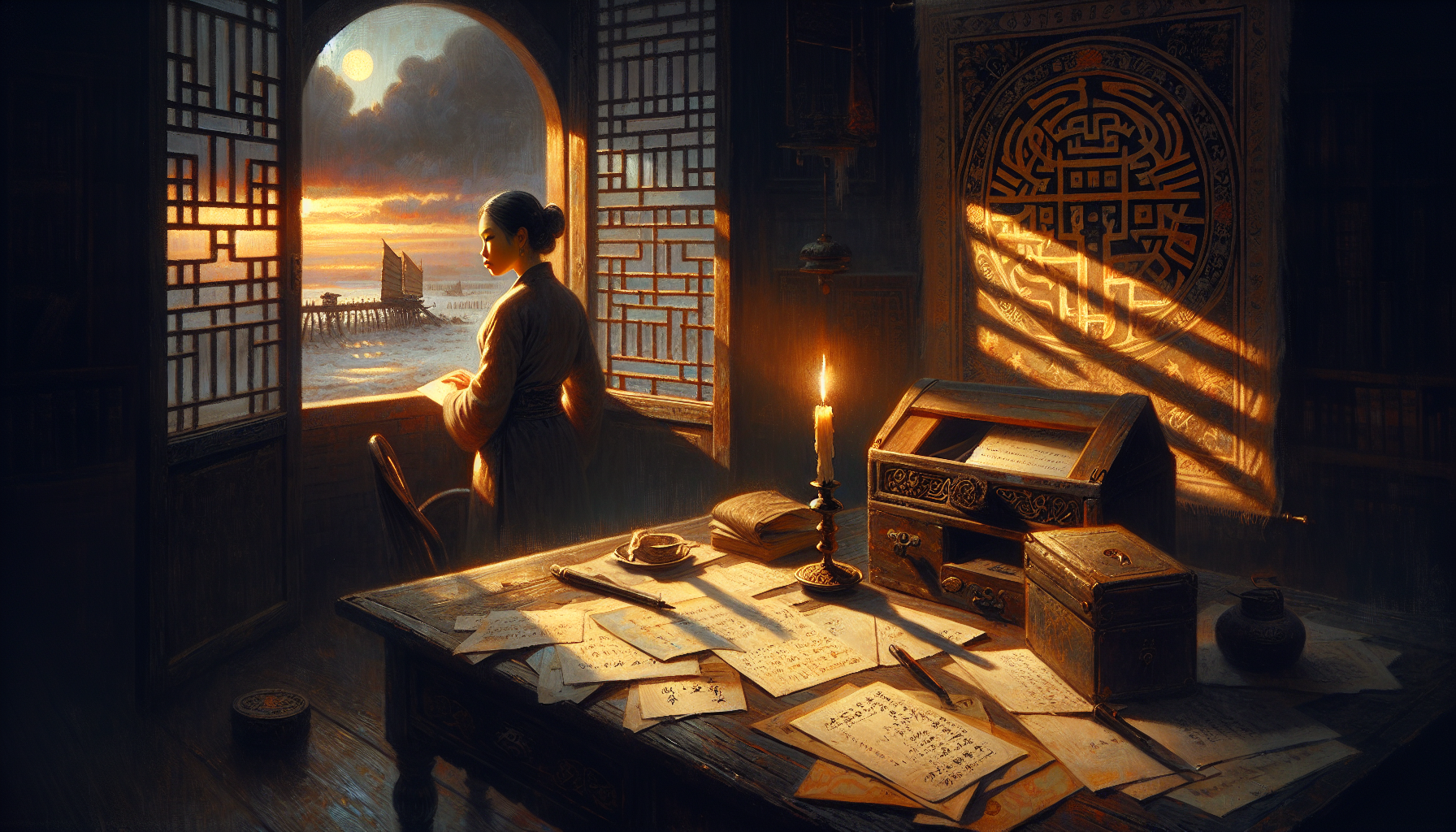 Cover illustration for The Last Translator